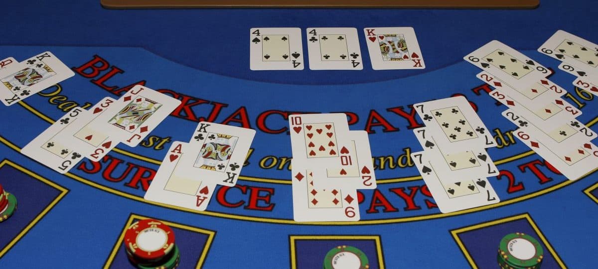 Blackjack spelen met winnaars en verliezers
